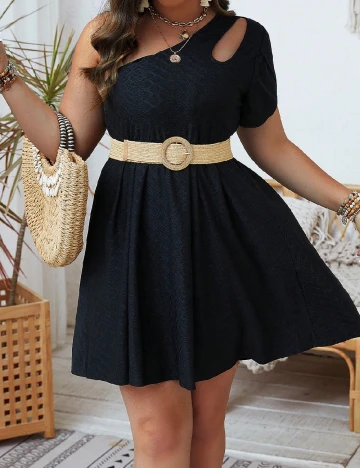 Rochie scurta SHEIN CURVE, negru