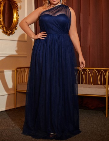 
						Rochie lunga SHEIN CURVE, albastru
