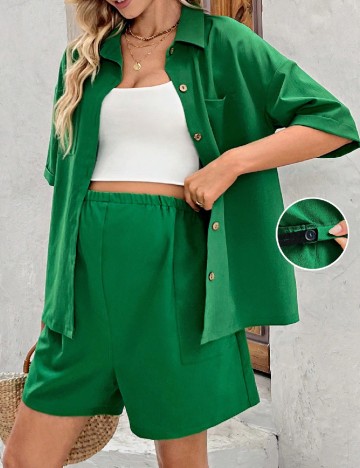 
						Compleu SHEIN Maternity, verde