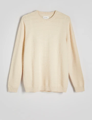 Pulover Reserved, crem