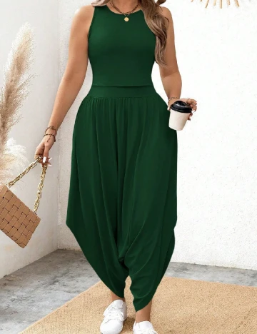 Compleu SHEIN CURVE, verde