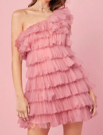 Rochie scurta SHEIN, roz