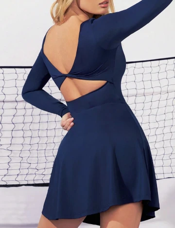 Rochie scurta SHEIN, bleumarin Albastru