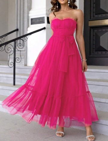 
						Rochie lunga SHEIN, roz