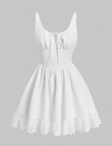 
						Rochie scurta SHEIN, alb