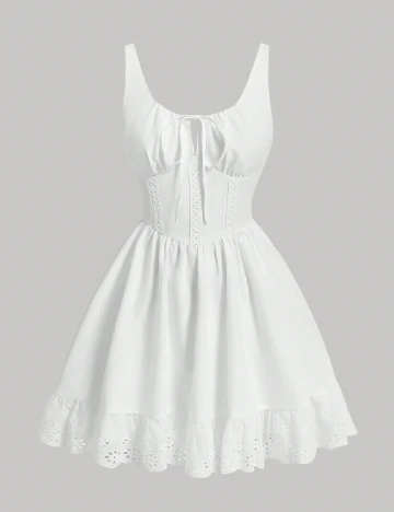 Rochie scurta SHEIN, alb