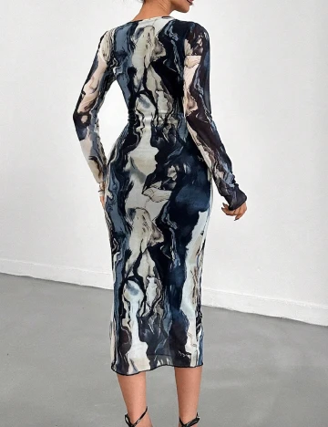 Rochie lunga SHEIN, albastru