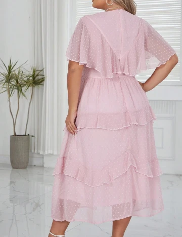 Rochie lunga SHEIN CURVE, roz