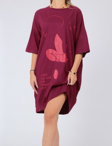 
						Rochie de noapte Reserved, visiniu