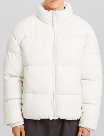 Geaca Bershka, alb