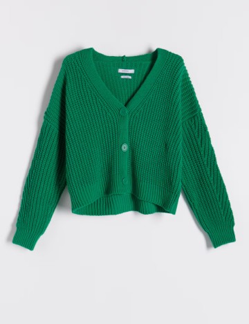 
						Cardigan Reserved, verde
