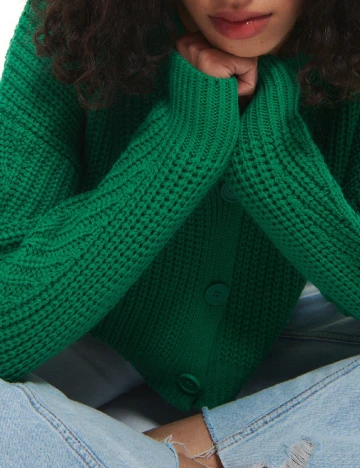 Cardigan Reserved, verde