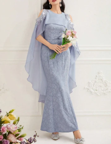 Rochie lunga SHEIN, albastru