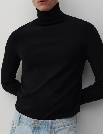 Bluza Reserved, negru Negru