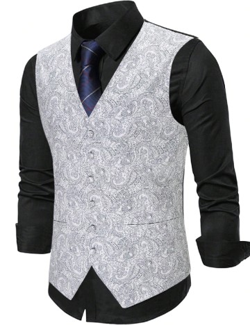 
						Vesta SHEIN Plus Size Men, gri