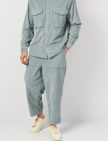 Pantaloni Reserved, albastru Albastru