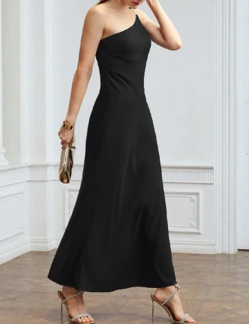 Rochie lunga MOTF, negru Negru