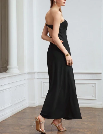 Rochie lunga MOTF, negru Negru