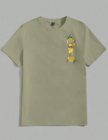 Tricou SHEIN, verde Verde