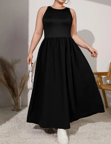 Rochie lunga SHEIN CURVE, negru