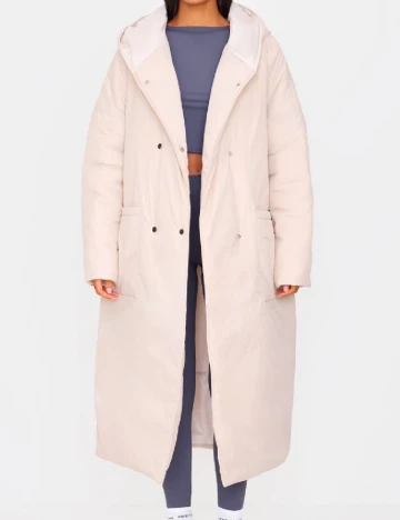 Geaca PrettyLittleThing, crem Crem