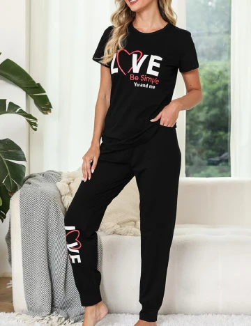 Pijama SHEIN, negru