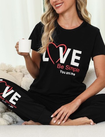 Pijama SHEIN, negru