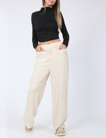 
						Pantaloni SHEIN, crem