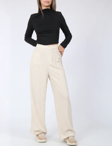 Pantaloni SHEIN, crem