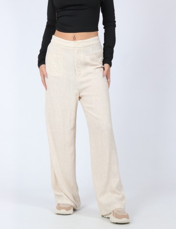 Pantaloni SHEIN, crem