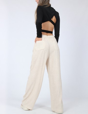 Pantaloni SHEIN, crem