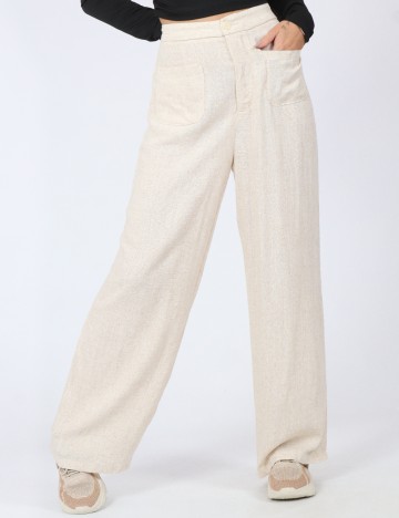 Pantaloni SHEIN, crem