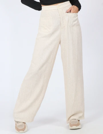 Pantaloni SHEIN, crem