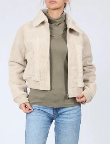 Jacheta PrettyLittleThing, crem Crem