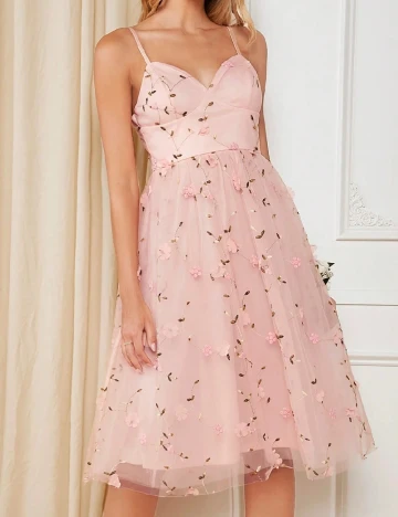 Rochie medie SHEIN, roz