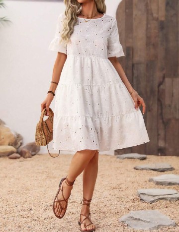 
						Rochie scurta SHEIN, alb