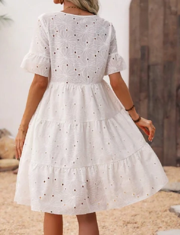 Rochie scurta SHEIN, alb