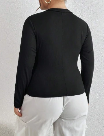 Bluza SHEIN CURVE, negru