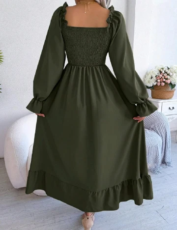 Rochie lunga SHEIN, verde