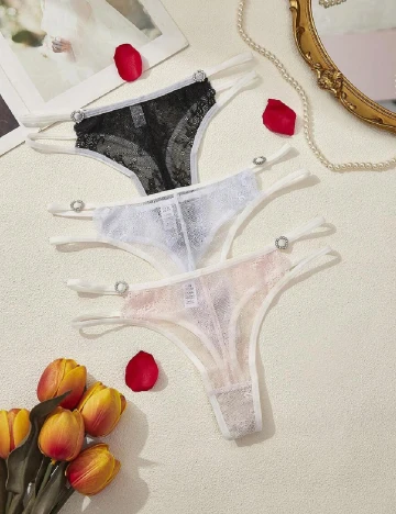 Set chiloti 3 perechi SHEIN, mix culori