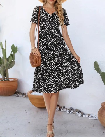 Rochie medie SHEIN, negru
