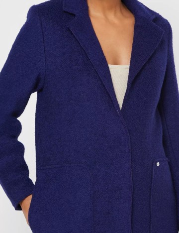 Palton Only, albastru, M