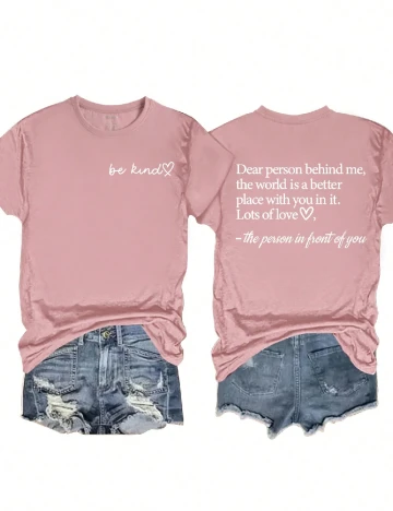 Tricou SHEIN, roz