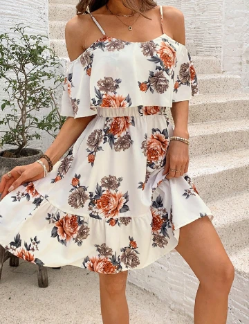 Rochie scurta SHEIN, floral