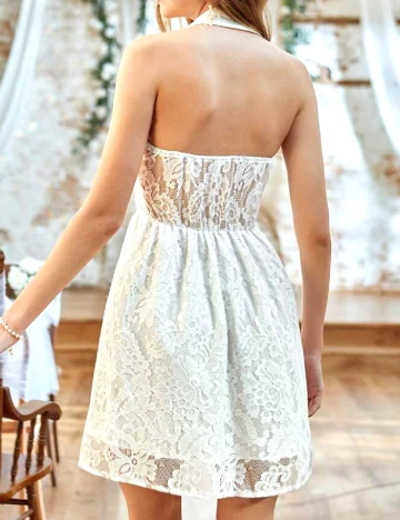 Rochie scurta SHEIN, alb