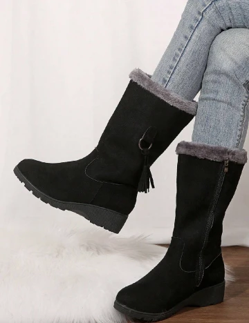 Cizme SHEIN, negru Negru
