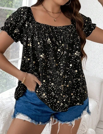 Bluza SHEIN CURVE, negru