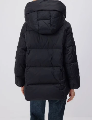 Geaca Oversize Reserved, negru