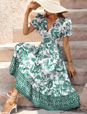 Rochie lunga SHEIN, alb