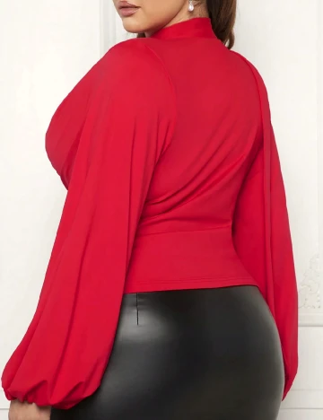 Bluza SHEIN CURVE, rosu